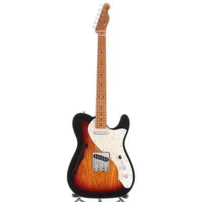 Fender Certified Pre-Owned Vintera II '60s Telecaster Thinline, Maple Fingerboard, 3-Color Sunburst (Q3) (87952) image 5