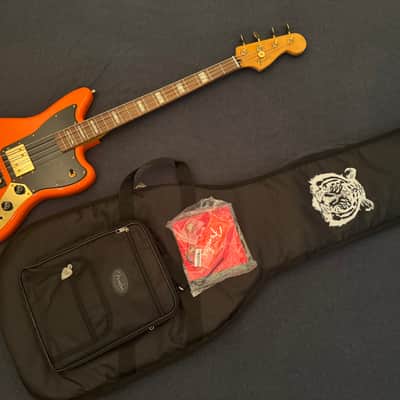 Fender Limited Edition Mike Kerr Signature Jaguar Bass 2023 - 2024 - Tiger's Blood Orange image 1