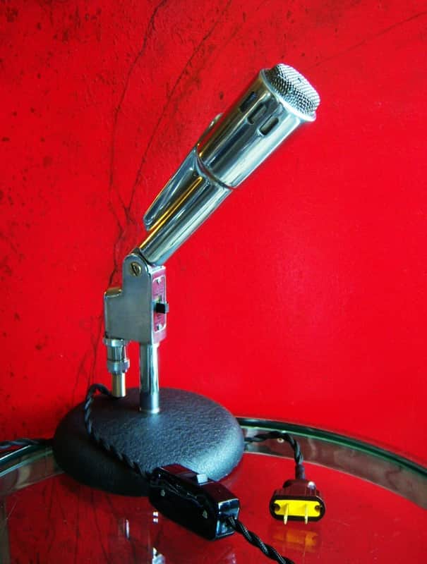 Vintage 1950's DuKane 7A160 / Electro-Voice 664 Cardioid Dynamic Microphone mod LED light lamp # 1 image 1