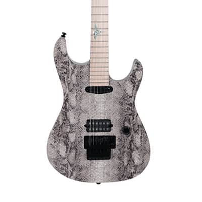 Reedoox Snake Skin 2014 FR Floyd Rose Push Pull Unique Graphic Electric Guitar 2 image 2