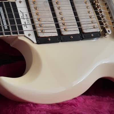 Gibson SG Custom in Olympic White Natural Aged = Real Vintage Flair, 3 Pickups! 1992 - Olympic White image 15