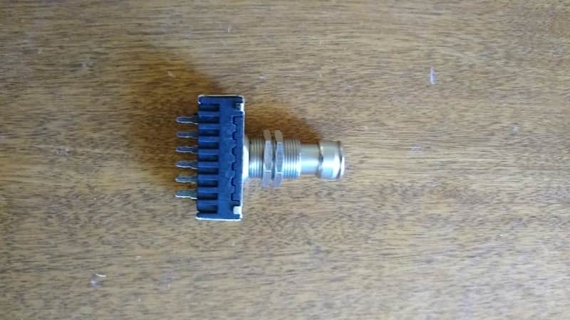 STI 4PDT Footswitch for EBS pedals STI 4PDT 2000s - Chrome image 1