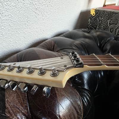ESP M-1 Custom 1987 M1 Mirage SCALLOPED Owned by major German pro artist Jackson Headstock image 10