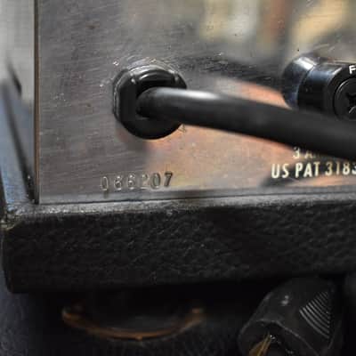 1967 Ampeg B-15N Portaflex Tube Amplifier Flip-Top Modified Black w/ 1x15" Cabinet image 10