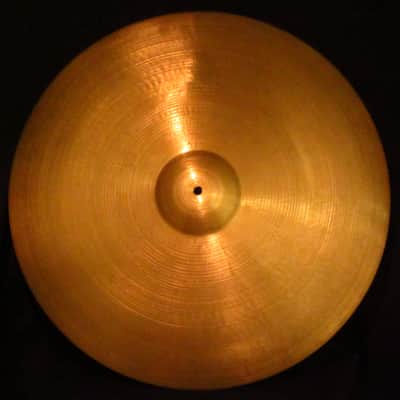 Zildjian Rare!! 50's A Zildjian 24" Medium Ride Cymbal Large Hollow Stamp 3,492g image 1