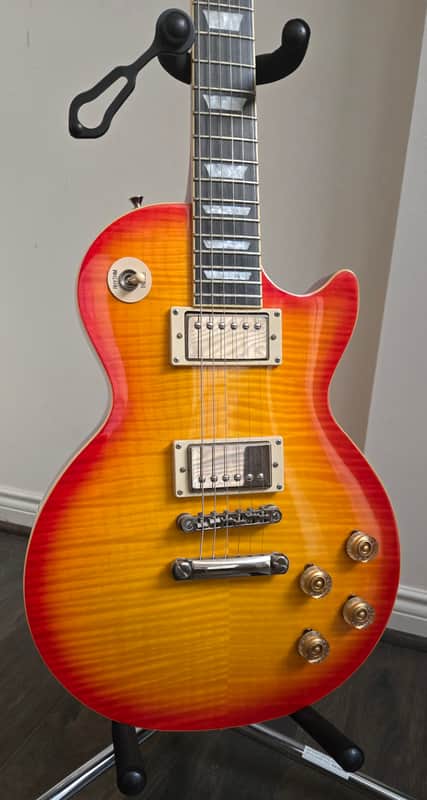 Epiphone '60 Les Paul Tribute Standard 2012 - 2015 Faded Cherry Sunburst image 1