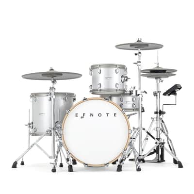 EFNOTE EFNOTE7 4-Piece Acoustic Designed Electronic Drum Set - White Sparkle image 2