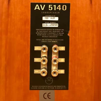 Stunning Linn AV 5140 Loudspeakers - Cherry Veneer - Recently Serviced - Legendary Sound and Style image 7