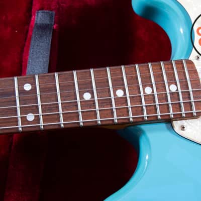 1997 Fender Japan CIJ MG66-66 ’66 Mustang Reissue California Blue w/ Tweed HSC image 5