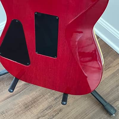 Hamer USA TLE Custom 1986 Red Boomerang Inlays Electric Guitar Tele Style image 16