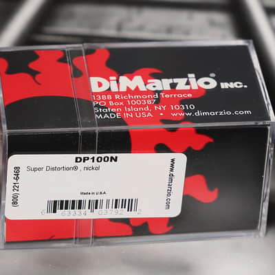DiMarzio DP100N Super Distortion Humbucker - Nickel / Standard Spacing image 2