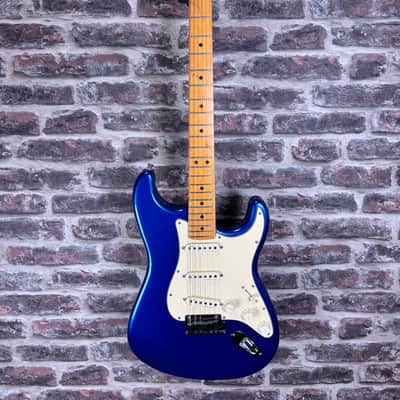 Fender American Ultra Stratocaster Cobra Blue Maple OCCASION image 2