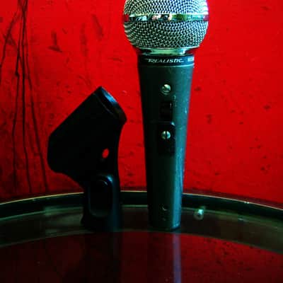 Vintage 1980's Realistic Highball / Shure SM58 Handheld Cardioid Dynamic Microphone Low Z w extras # 6 image 12