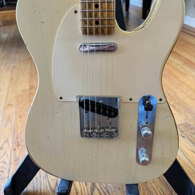 Fender Custom Shop 1955 Telecaster and Pro Jr relic amp 2005 - transparent blonde image 4