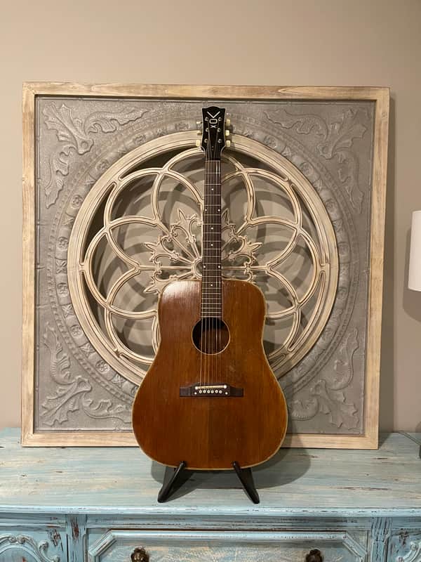 Vox Acoustic Guitar 1960’s Italy Bolt on Neck  Vox  1960’s Natural image 1