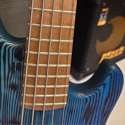 Sandberg California VT5 35" 2026 - Zebra Finish Blueburst Bass Guitar image 6