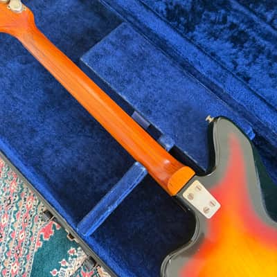 Framus Strato Deluxe 1965 - Sunburst w/ Rare See-Through Tourtoise Guard w/ OHSC image 8