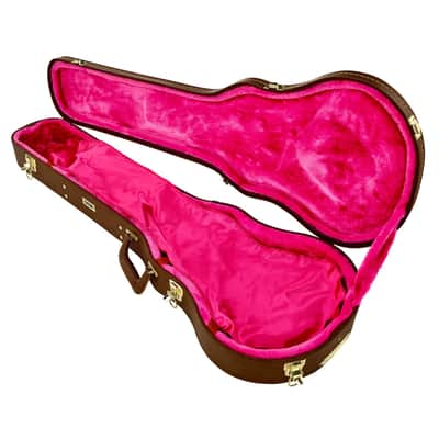Gator GW-LP-BROWN Deluxe Wood Guitar Case - Brown image 4