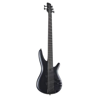 Ibanez Iron Label SRMS625EX-BKF Black Flat - 5-String Electric Bass image 1