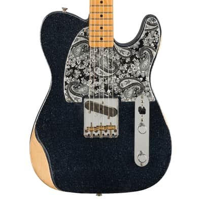 Fender Brad Paisley Road Worn Esquire Black Sparkle image 1