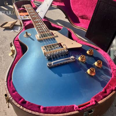 ♚TIMEWARP♚UNDER THE BED !♚SUPER RARE !♚ 2012 Gibson CUSTOM SHOP R7 ♚ 1957 Reissue Les Paul ♚ Ltd Edn PELHAM BLUE ♚ 57 image 4