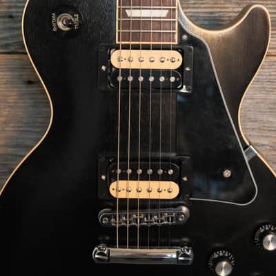 Used Gibson Les Paul Traditional Pro V Satin - Black w/OHSC image 3