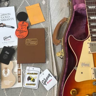 Gibson Custom Shop Historic R8 Les Paul Vintage Cherry Sunburst VOS Left Handed image 17