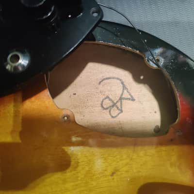 1960s  Meazzi Hollywood - Old Jazz - Semi Hollow Body Electric - Rare Guitar! image 14