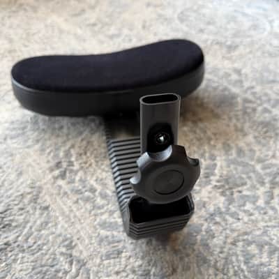 OPEN BOX - AHEAD Backrest Only for Spinal-G Hydraulic Drum Throne, Black (SPG-BR) [SKU 498443W] image 2