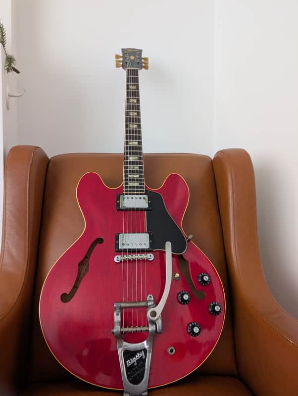 Gibson ES-335TD with Bigsby 1968- Cherry image 1