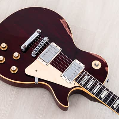 1978 Gibson Les Paul Standard Vintage Guitar Wine Red w/ T Tops image 8