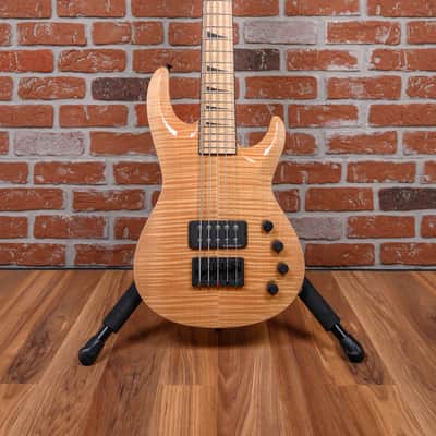Jackson USA Custom Shop Concert Bass Masterbuilt by Mike Shannon & Pablo Santana Flame Maple Top Natural 2008 w/Hard Shell Case image 4