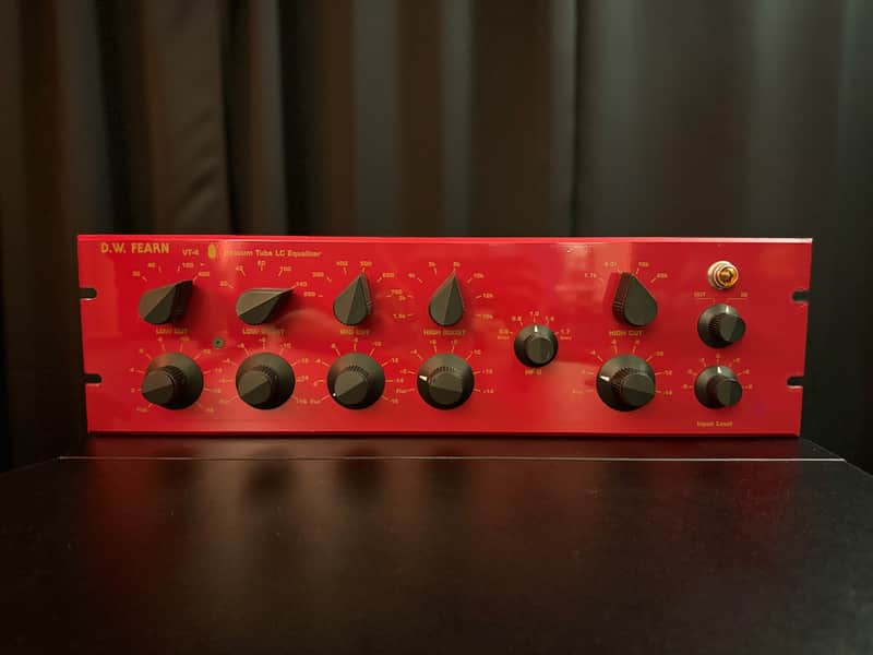 Immagine D.W. Fearn VT-4 Single Channel Tube Equalizer 2010s - Red - 1