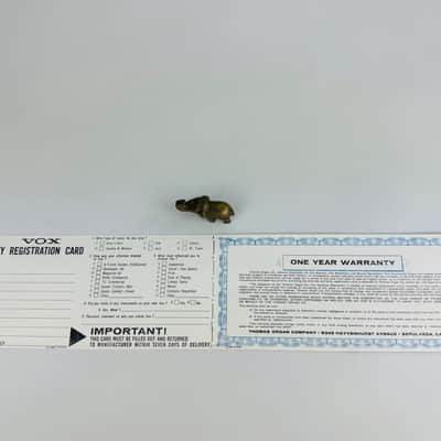 Vox Warranty Registration Card – Late 1960s image 4