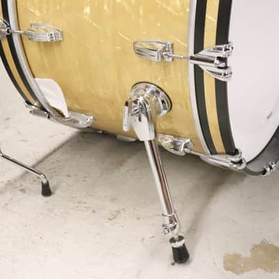 Ludwig USA Legacy Mahogany 4pc Butterscotch Pearl Drum Kit Set 24/18/16/13" image 2