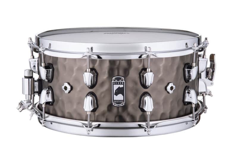 Mapex Mapex Black Panther Persuader 14x6.5 Hammered Brass Snare Drum image 1