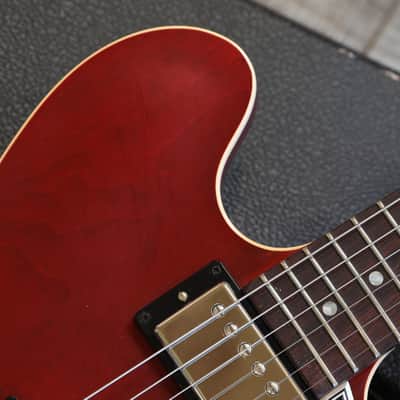2011 Gibson ES-335 Dot Semi-Hollow Electric Guitar Satin Red + OHSC image 4