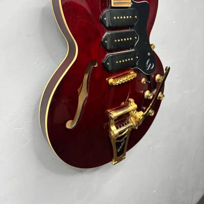 Epiphone Riviera Custom P93 2011 - 2019 - Wine Red image 3
