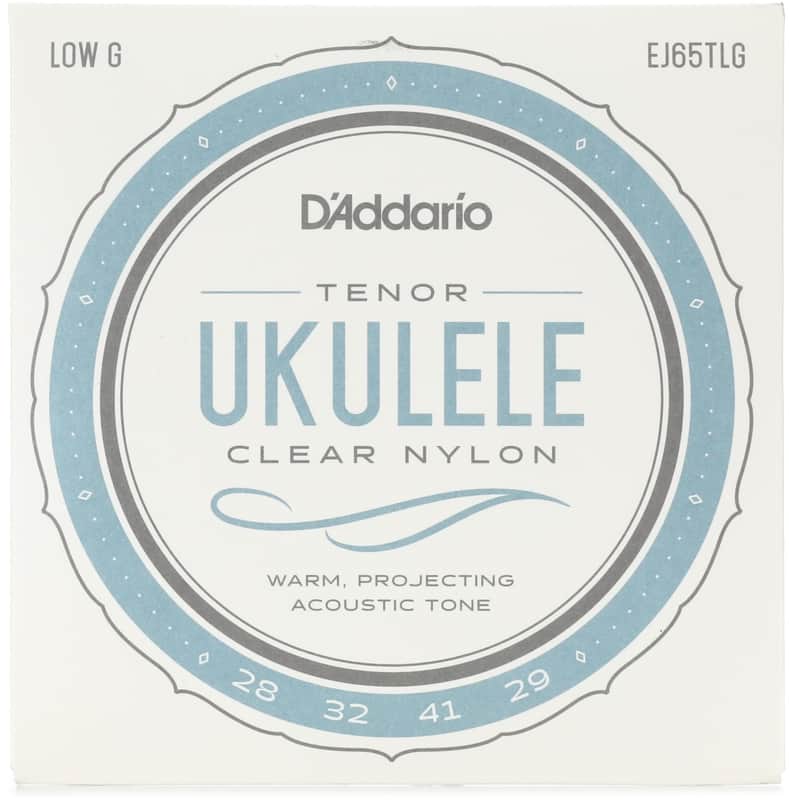 D'Addario EJ65TLG Pro-Arte Custom Extruded Nylon Tenor Ukulele Strings - .028-.029 (3-pack) image 1