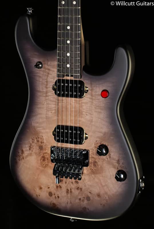 EVH 5150 Series Deluxe Poplar Burl Black Burst Ebony Fingerboard (560) image 1