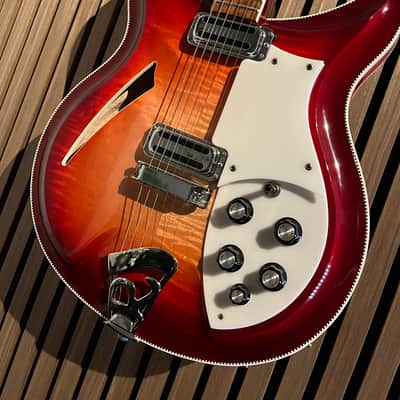 Rickenbacker 381/V69 2009 - Fireglo with OHSC. image 2