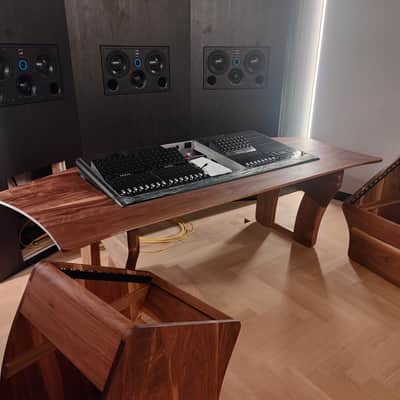 Walnut Desk For Avid S4 - custom studio furniture image 2
