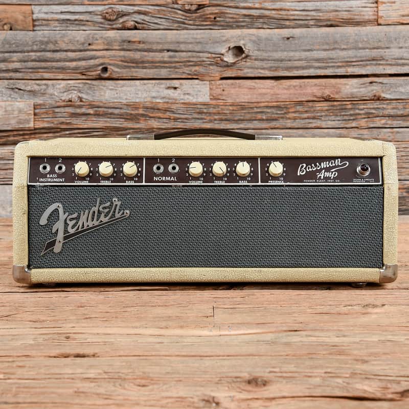 Fender Bassman 6G6-A/B Brownface 50-Watt Guitar Head 1962 - 1964 image 1