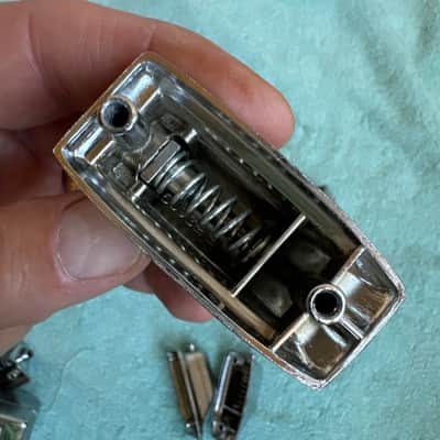 Rogers 6 Beavertail Vintage Tom Drum Lugs - part # 609322 - Lot #01 60s 70s - Chrome image 12