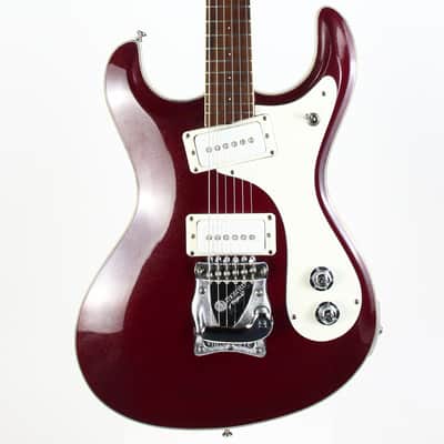1988 Mosrite USA Semie Moseley Signed V63 Model Ruby Dust Rare SET-NECK Side Jack Model MINTY w Paperwork! image 2
