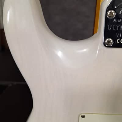 Fender American Ultra Luxe Vintage '50s Stratocaster 2025 - Present - White Blonde weighs 7.4 pounds image 12