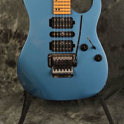 Washburn MG-340 1990s Lake Placid Blue HSH Floyd Super Strat Designed by Grover Jackson w Hard Case image 1