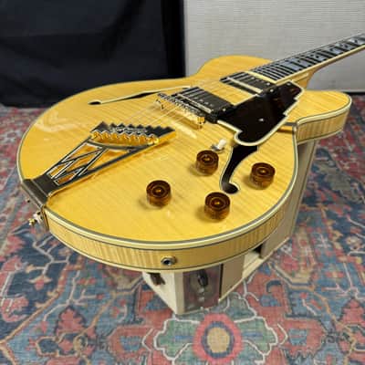 2013 D'Angelico NYSS 3BFM Custom Semi Hollow Body Flame Maple image 15