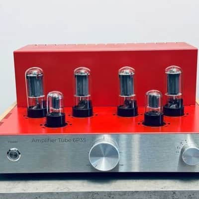 6P3S Rare Tube Integrated Amplifier Push Pull 2x20W Handmade UA Warranty image 2