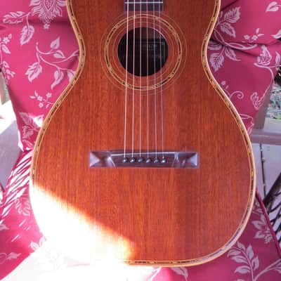 Vintage L. Viohl  Empire State 1904-1920? Parlor Guitar Unplayed Cond w/Pro Restoration image 1